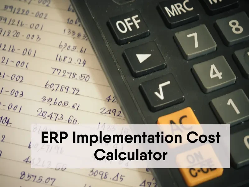 ERP Implementation Cost Calculator